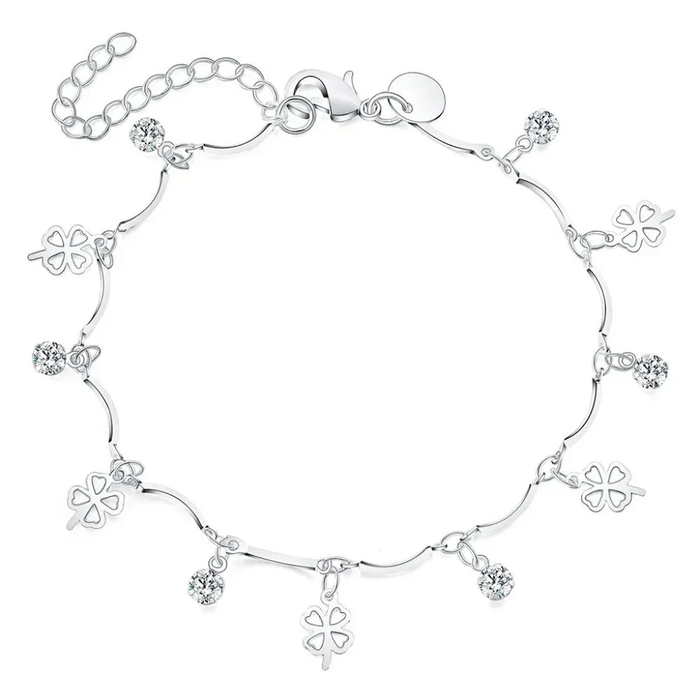 💎 Heart 925 Sterling Silver Necklace Earrings Bracelet And Ring Adjustable Cute - Picture 5 of 9